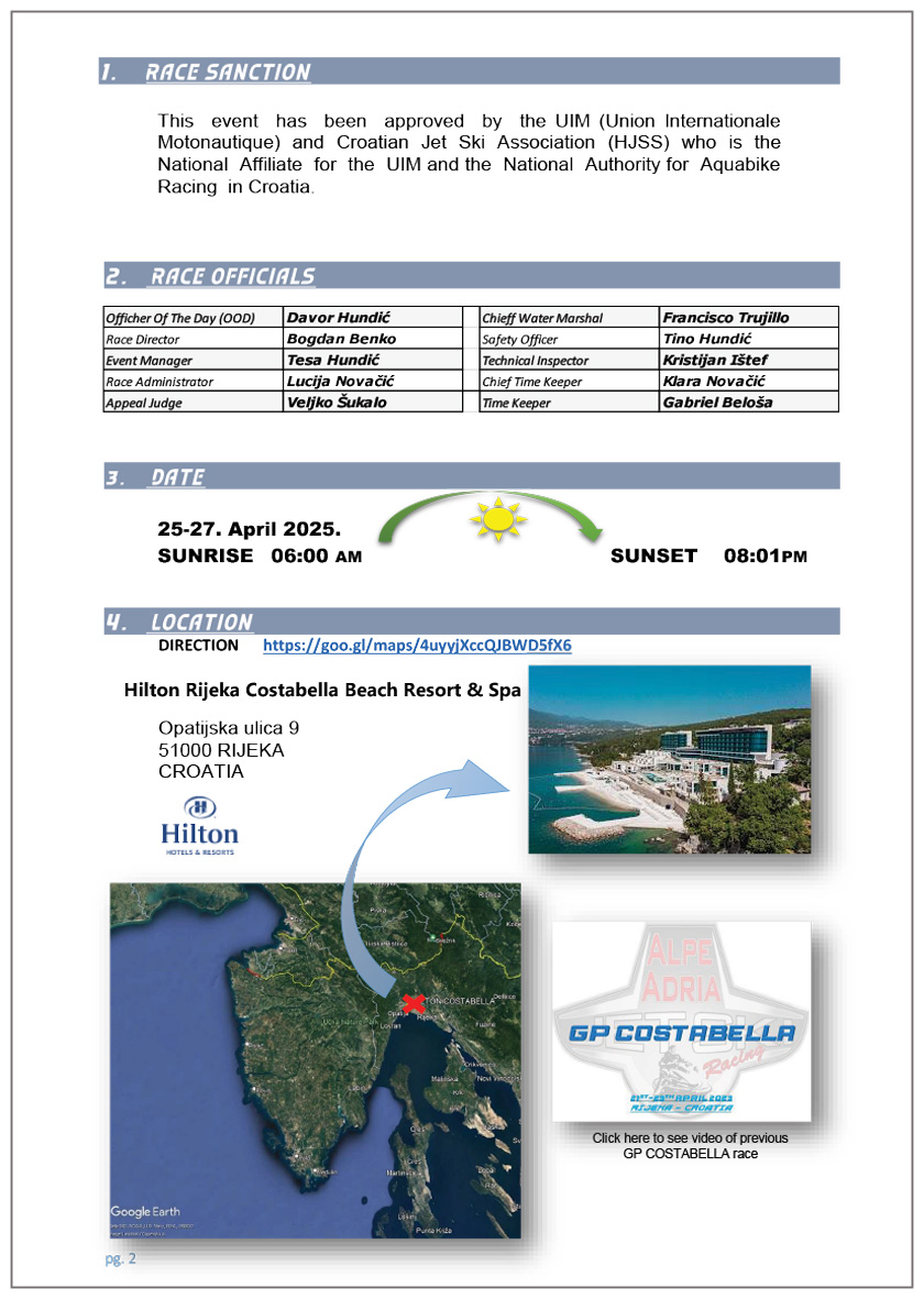 Alpe Adria JetSki Tour - Costabella, Rijeka 2024