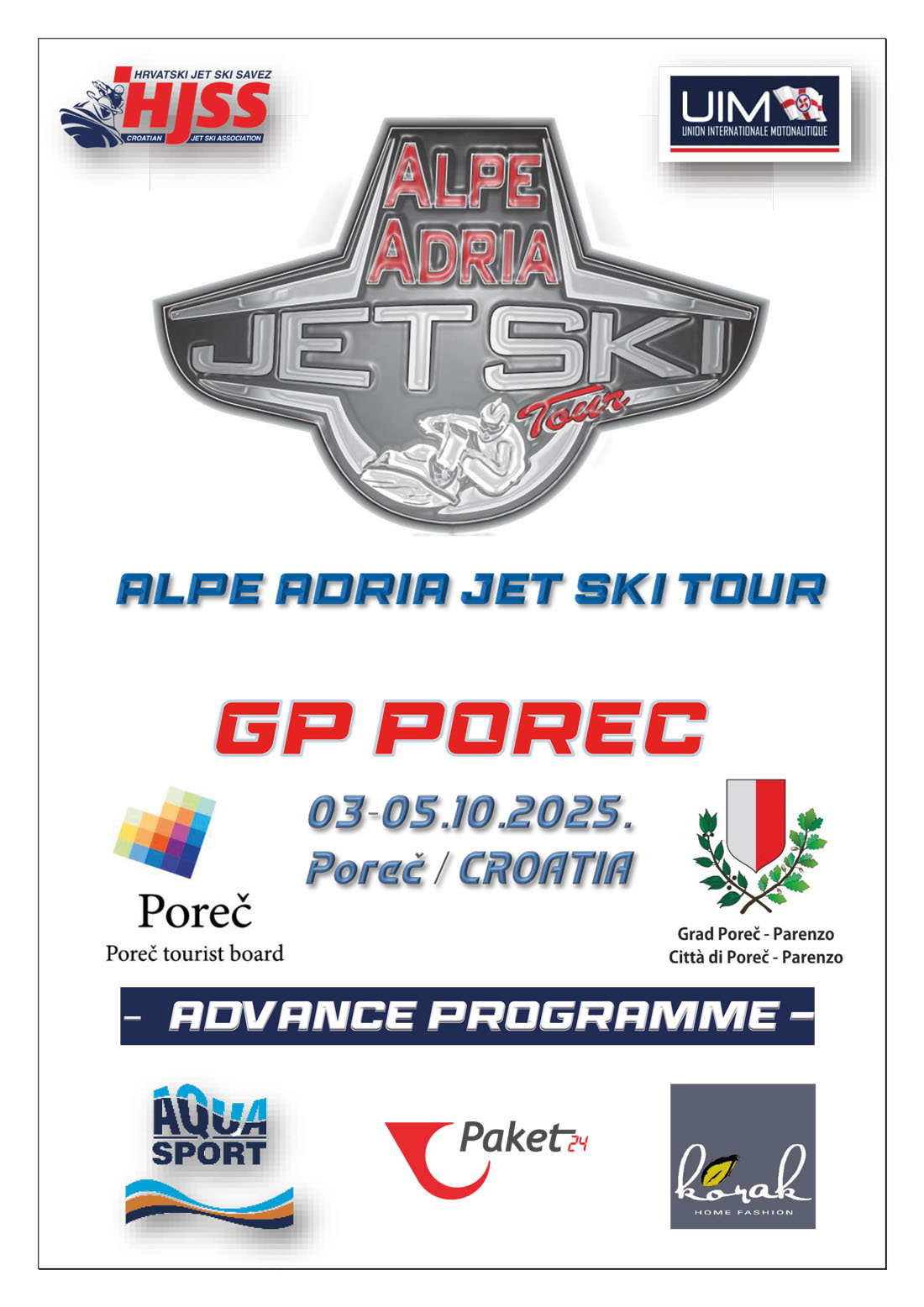 Alpe Adria JetSki Tour - Poreč 2025