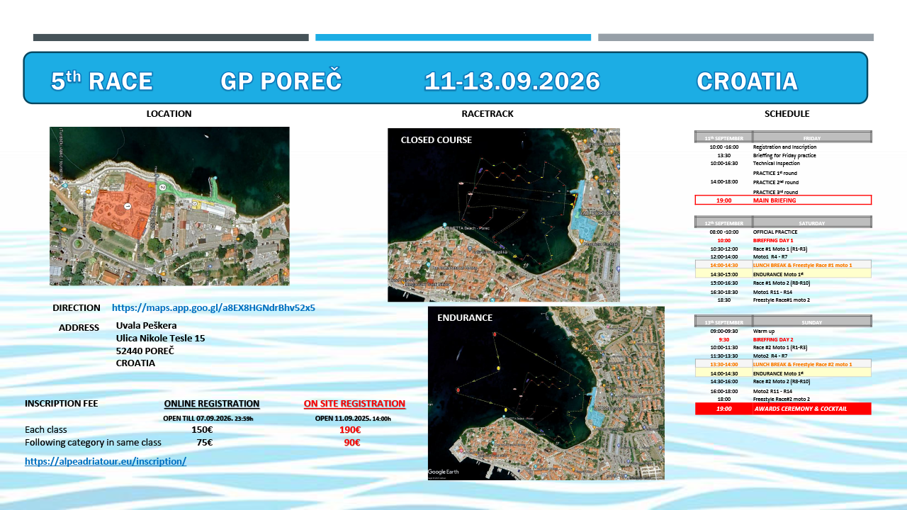 Aquabike Jet Ski Competitions Calendar 2026