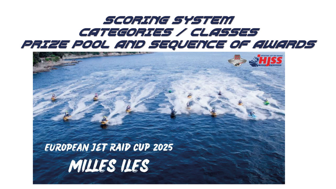 Scoring, Categories, Awards | EUROPEAN JETRAID CUP 2025 MILLE ILES